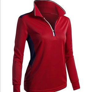 Clovery sun short red riding long sleeve